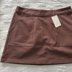 Target Red and Black Mini Skirt